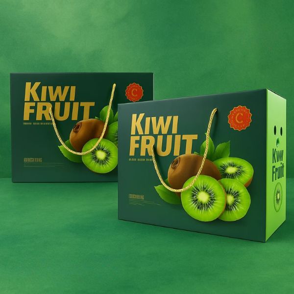 In hộp giấy đựng kiwi giá rẻ, mẫu đẹp tại In Hoa Long