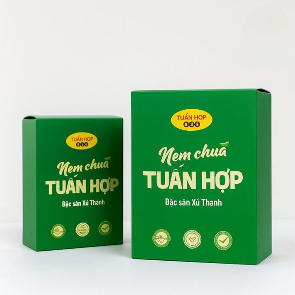 In hộp giấy đựng nem chua giá rẻ tại Hà Nội