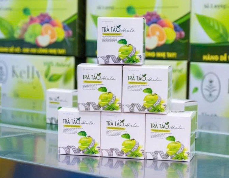 In hộp trà giảm cân thu hút khách hàng