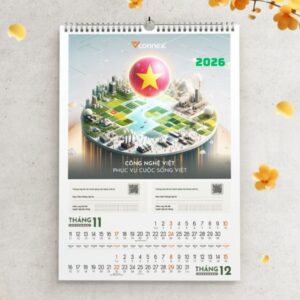 In lịch tết 2026 độc quyền có sẵn theo yêu cầu tại Hà Nội