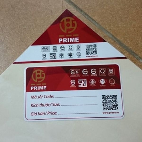 In tem dán gạch men giá rẻ, lấy nhanh tại In Hoa Long