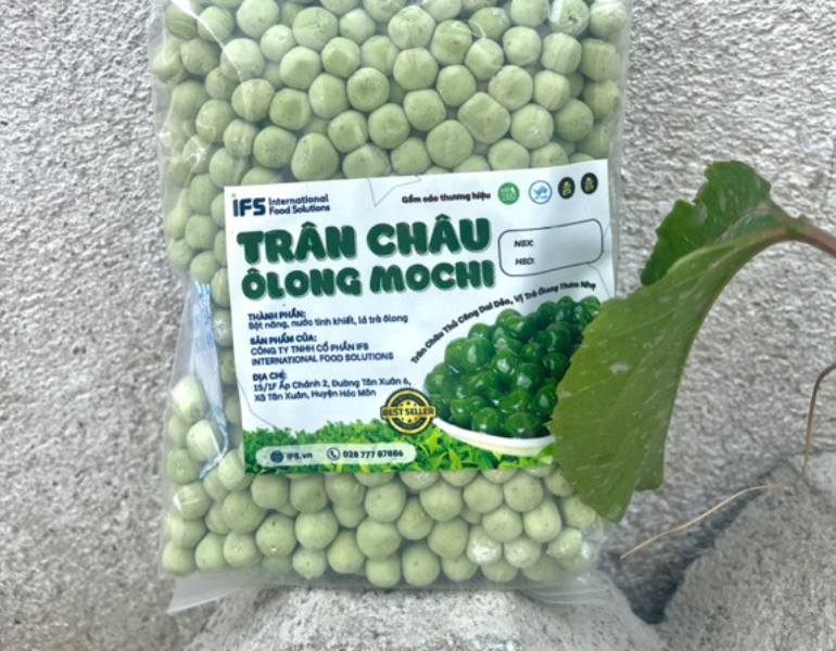 In tem trân châu dán túi zip