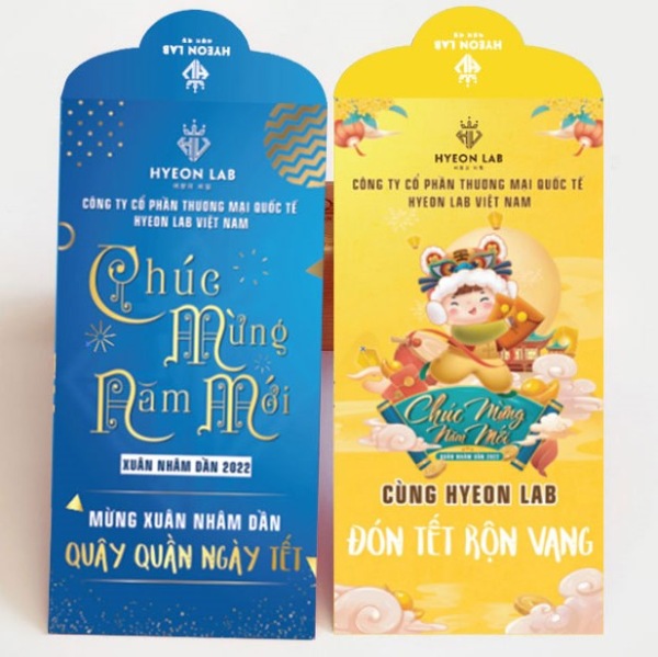 In Hoa Long nhận thiết kế và in ấn mẫu bao lì xì công ty chất lượng
