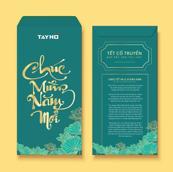 IN Hoa Long nhận thiết kế và in ấn mẫu bao lì xì công ty chuyên nghiệp
