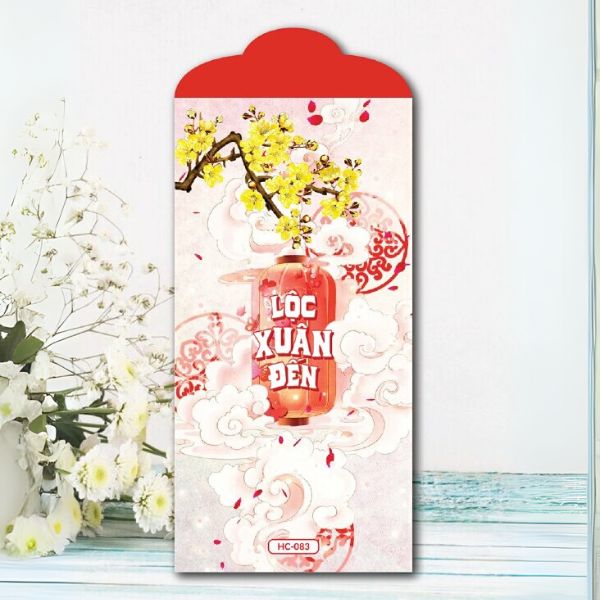 Mẫu in bao lì xì hoa đào giá rẻ, mẫu đẹp tại Hà Nội