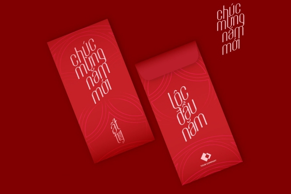 Mẫu bao lì xì màu đỏ đẹp & hợp phong thủy