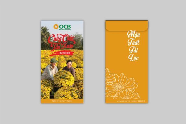 Mẫu lì xì ngân hàng đẹp, thiết kế theo yêu cầu tại Hà Nội