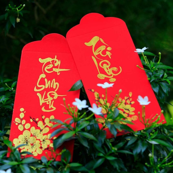 In Hoa Long nhận thiết kế và in ấn mẫu bao lì xì thư pháp chất lượng