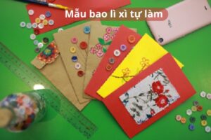 Mẫu bao lì xì tự làm đẹp nhất – Hướng dẫn chi tiết
