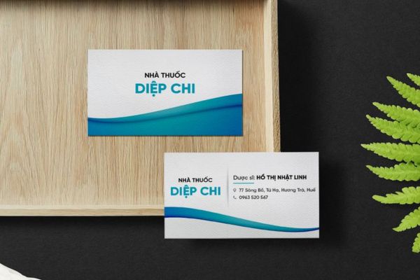Mẫu card visit nhà thuốc đẹp, giá rẻ tại Hà Nội