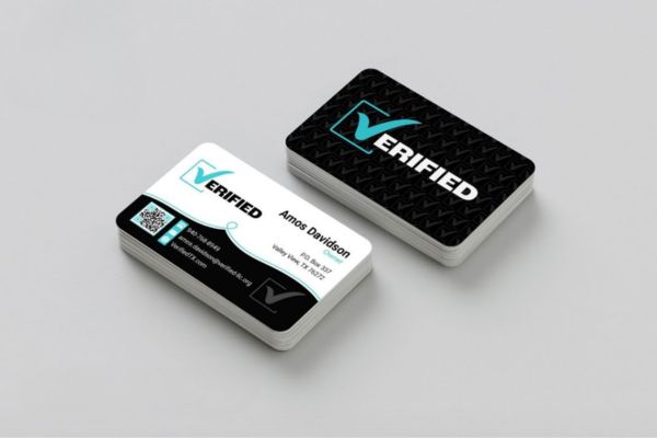 Mẫu card visit bo góc đẹp, thiết kế chuyên nghiệp tại Hoa Long