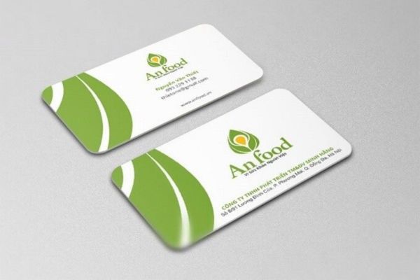 Mẫu card visit bo góc đẹp, thiết kế chuyên nghiệp tại Hoa Long