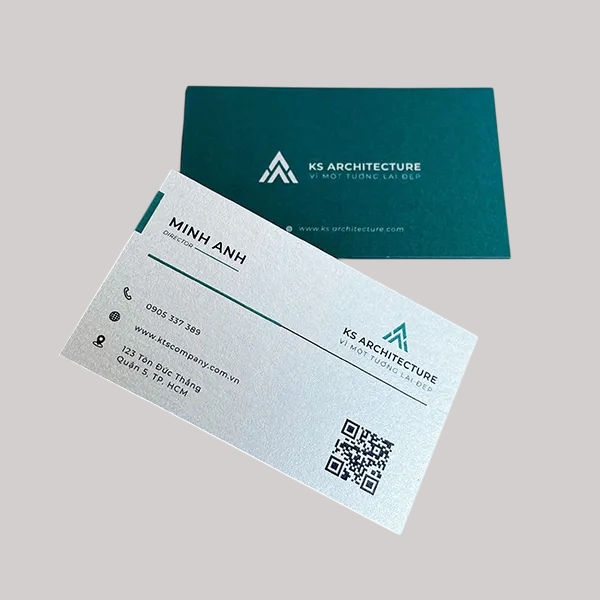 In Hoa Long nhận thiết kế và in ấn mẫu card visit kiến trúc sư theo yêu cầu
