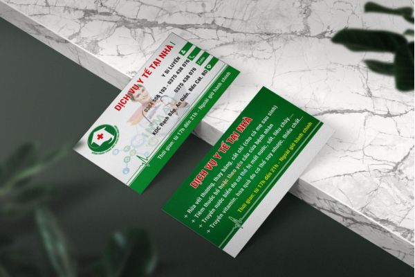 Mẫu card visit nhà thuốc đẹp, giá rẻ tại Hà Nội