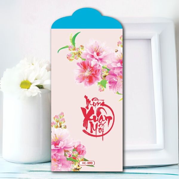 Mẫu in bao lì xì hoa đào giá rẻ, mẫu đẹp tại Hà Nội