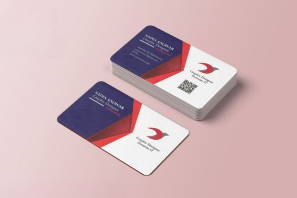 Mẫu card visit bo góc đẹp, thiết kế chuyên nghiệp tại Hoa Long