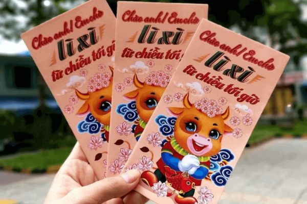 Mẫu bao lì xì hình thú đẹp, thiết kế theo yêu cầu
