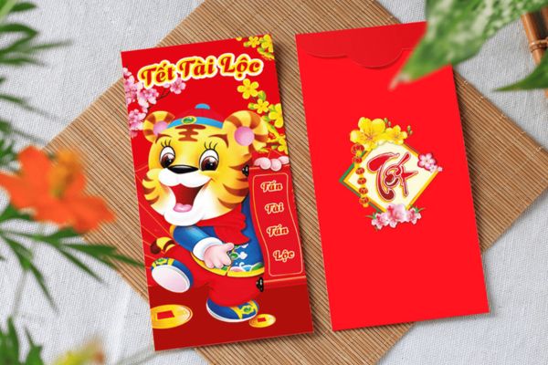 Mẫu bao lì xì hình thú đẹp, thiết kế theo yêu cầu