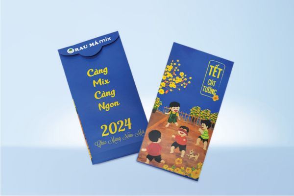 Mẫu bao lì xì màu xanh dương đẹp, chất lượng