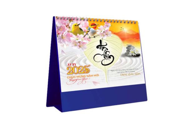 Mẫu lịch để bàn chữ a đẹp, giá rẻ tại Hoa Long