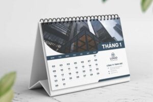 Mẫu lịch để bàn chữ a đẹp, giá rẻ tại Hoa Long