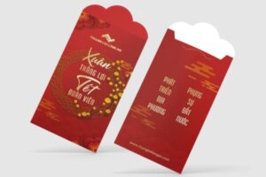 Mẫu bao lì xì doanh nghiệp đẹp thiết kế chuyên nghiệp