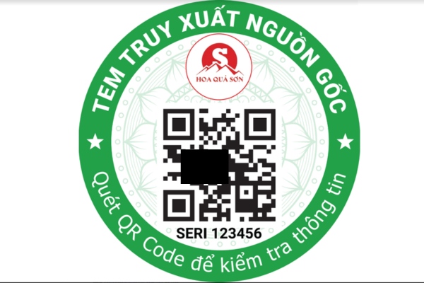 Mẫu tem truy xuất nguồn gốc đẹp cho ngành nông sản