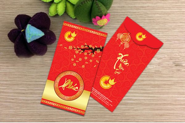 Mẫu bao lì xì doanh nghiệp đẹp thiết kế chuyên nghiệp