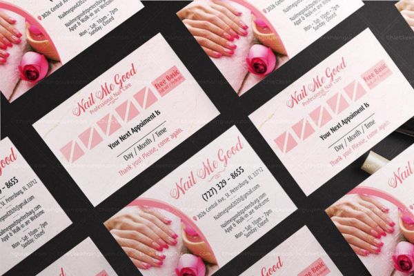 Mẫu thẻ tích điểm nail đẹp, thiết kế theo yêu cầu tại Hà Nội
