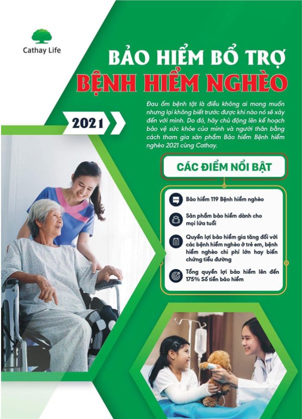 In Hoa Long nhận thiết kế và in ấn mẫu tờ rơi bảo hiểm nhân thọ cathay life