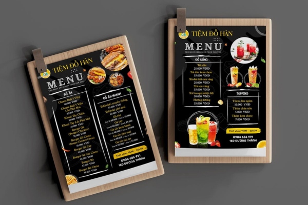 Tầm quan trọng của việc chọn đúng giấy in menu