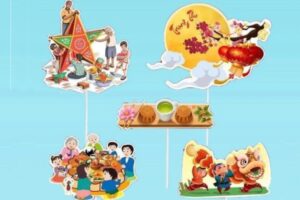 35+ Mẫu sticker trung thu đẹp gói trọn trăng rằm