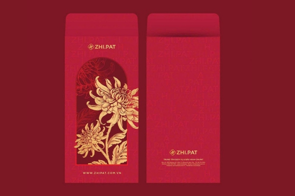 Bao lì xì truyền thống đẹp mắt, tinh tế