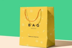 Bộ sưu tập mẫu túi giấy màu vàng đa dạng, đẹp mắt