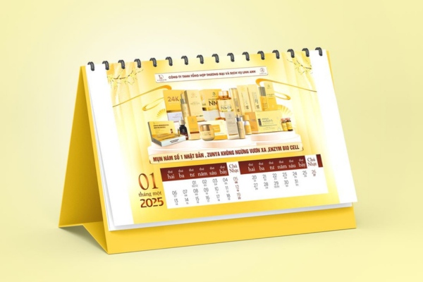 Các loại lịch Tết được in ấn chuyên nghiệp