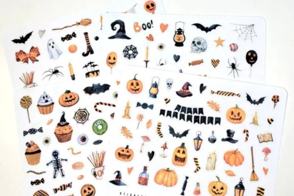 Mẫu halloween sticker đẹp, giá rẻ, thiết kế theo yêu cầu