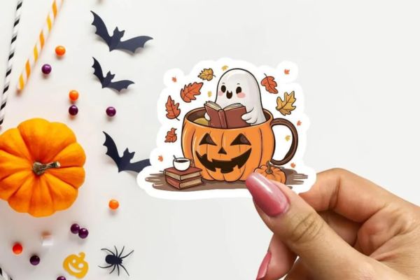 Mẫu halloween sticker đẹp, giá rẻ, thiết kế theo yêu cầu