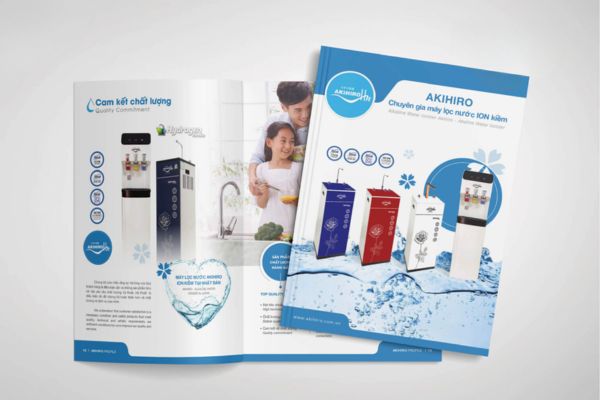 Mẫu catalogue máy lọc nước chất lượng cao tại Hoa Long
