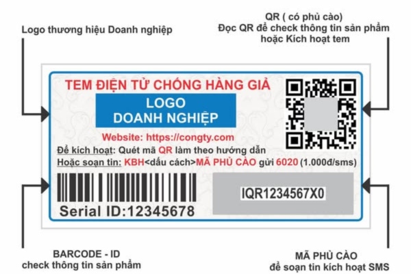 Cấu trúc đa lớp của tem xác thực điện tử