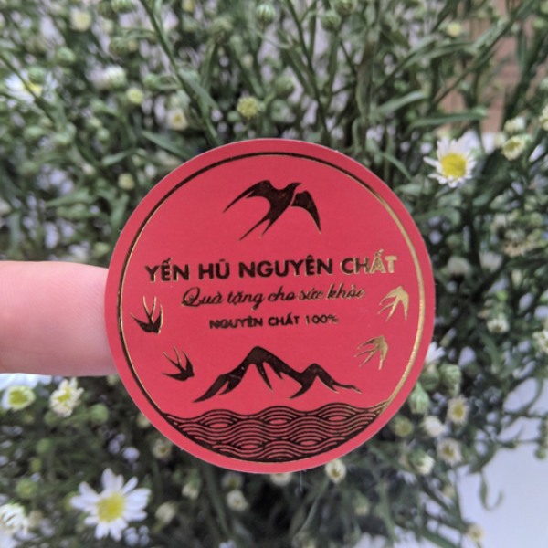 In hoa Long sử dụng ép kim cho tem nhãn