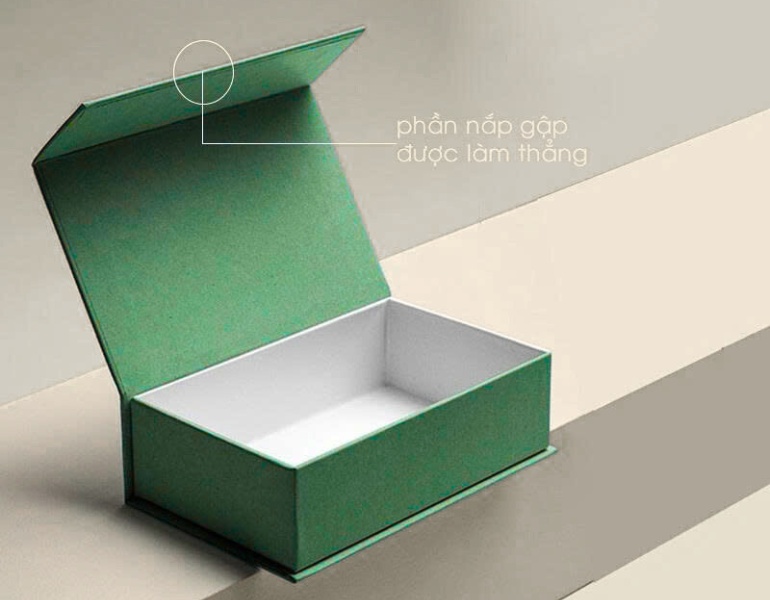 Gia công in hộp nam châm nắp lật chắc chắn