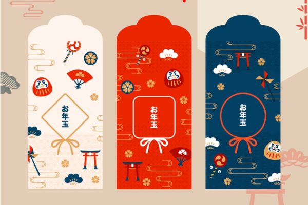 Mẫu bao lì xì Nhật Bản đẹp, thiết kế theo yêu cầu