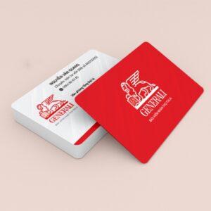 In card visit màu đỏ sang trọng cao cấp tại Hà Nội