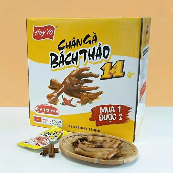 In hộp đựng chân gà giá rẻ, thiết kế theo yêu cầu