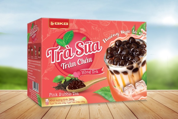 In Hoa LOng nhận in hộp giấy đựng hạt trân châu theo yêu cầu