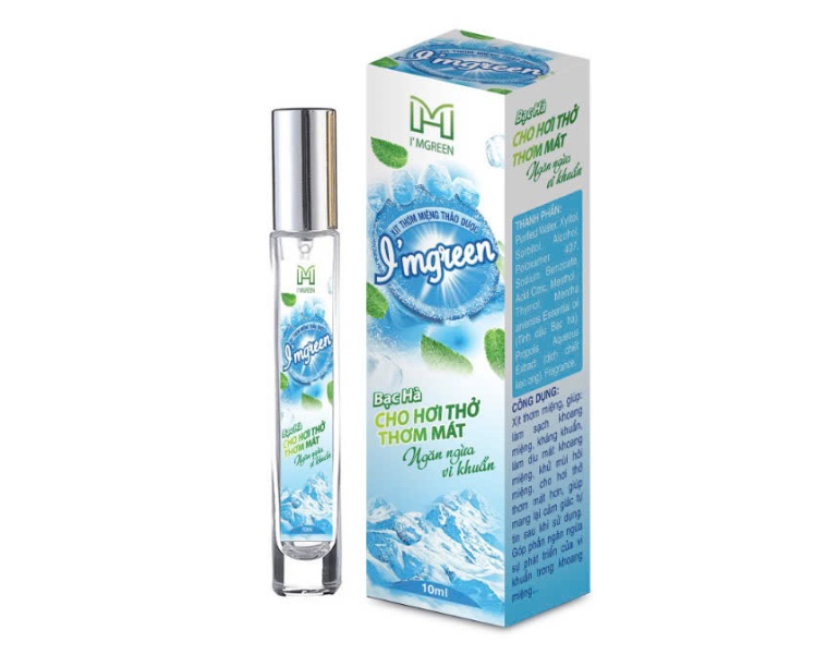 In hộp giấy đựng xịt thơm miệng đẹp mắt