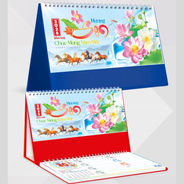in lịch để bàn 52 tuần giá rẻ, chất lượng cao tại Hà Nội