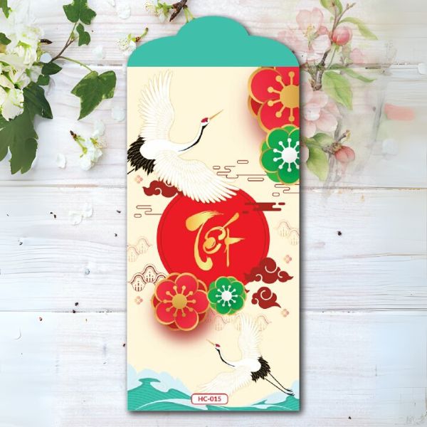 Mẫu bao lì xì hình hạc đẹp, chất lượng cao tại Hà Nội