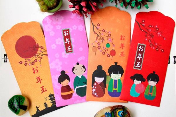 Mẫu bao lì xì Nhật Bản đẹp, thiết kế theo yêu cầu