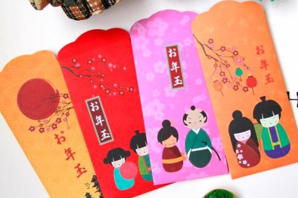 Mẫu bao lì xì Nhật Bản đẹp, thiết kế theo yêu cầu